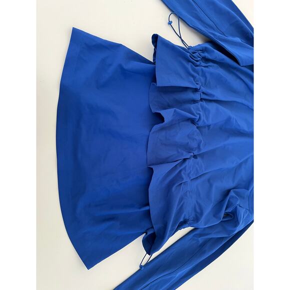 NWT Sweaty Betty Womens Size 6 Blue Fast Lane Zip Up Running Jacket Athleisure - Picture 15 of 16